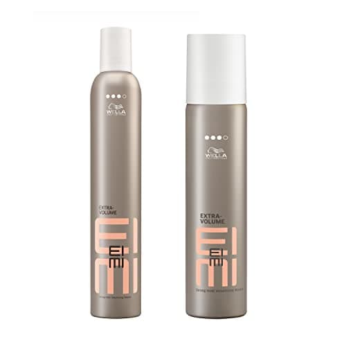 Image of Wella Professionals EIMI Extra Volume Hair Mousse Large + Travel Size Duo Bundle, 500ml + 75ml