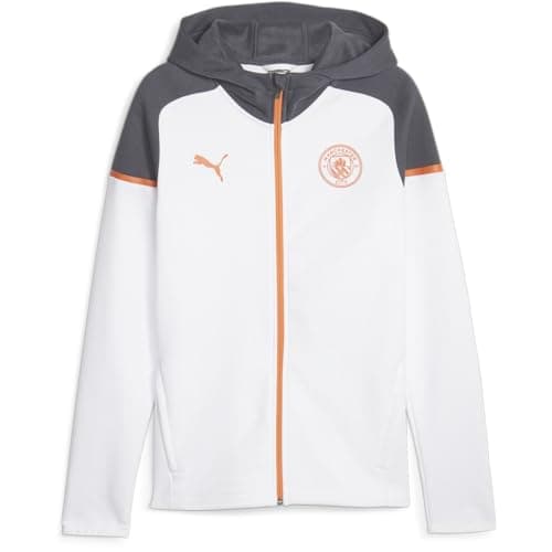 Image of Puma Mens Casuals Hooded Jacket Hoody Puma White L