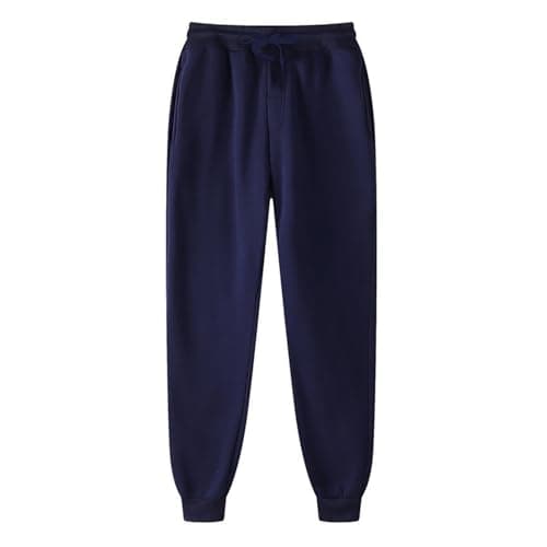 Image of Womens Joggers Casual Jogging Bottoms Sweatpants Plain Drawstring Elastic Waist Petite Ladies Tracksuit Bottoms Running Gym Workout Yoga Sports Sweat Pants Trousers UK Blue S