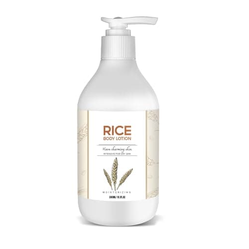Image of Rice Body Lotion for Dry Skin, Body Moisturizer for Women Long Lasting Lightweight Daily Moisturizing Cream for Deep Hydration & Silky Smooth Skin Care, Gentle Improve Skin Texture
