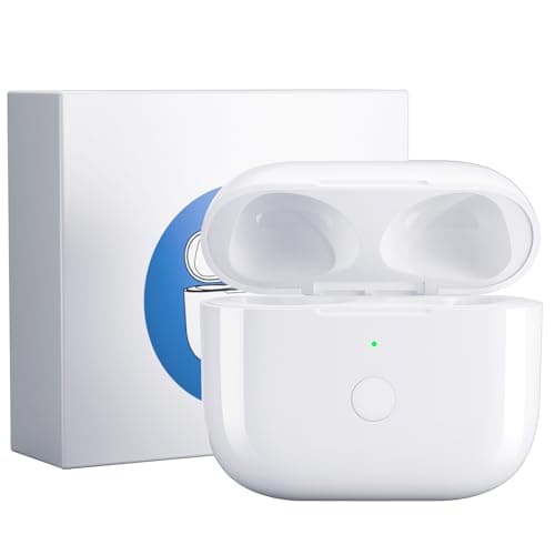 Image of Wireless Charging Case Replacement Compatible with AirPods Pro 1 and Pro 2, Airpods Pro Case with Bluetooth Button for Pairing, 660 mAh Airpod Pro 2 Case Replacement