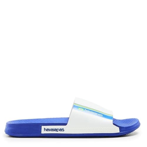 Image of Havaianas Unisex Slide Brasil, Marine Blue, 7.5/8