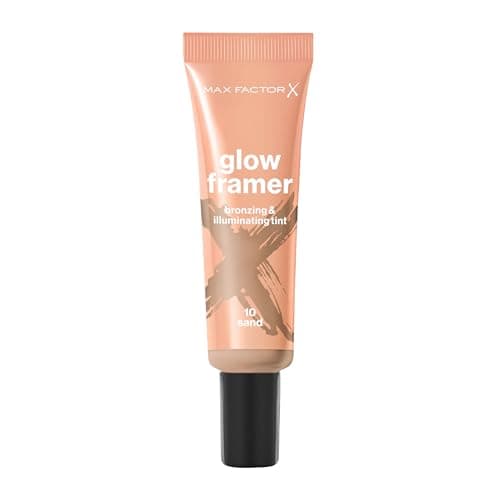 Image of Max Factor Glow Framer, 10 Sand, Bronzing and Illuminating Tint, Blends contour and highlight, Soft Shimmers, Bronzing Pigments, Weightless, Easy to Blend Formula, 30ml