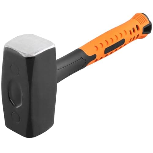 Image of TAICHEUT 4lb Club Hammer, 2kg Lump Sledge Hammer with High Carbon Steel Head and Non-Slip Ergonomic Grip for Home Decoration Industrial Woodworking Operations