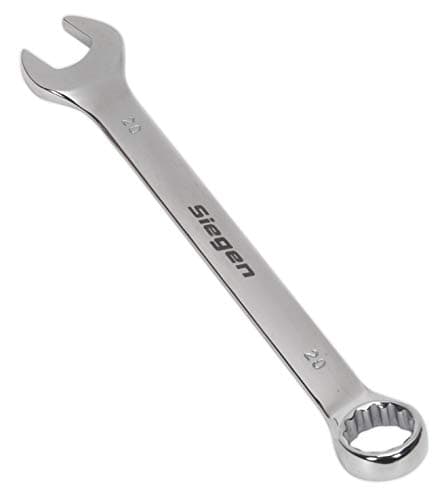 Image of Sealey S01020 Combination Spanner, 20mm, 240mm x 19mm x 50mm, Silver