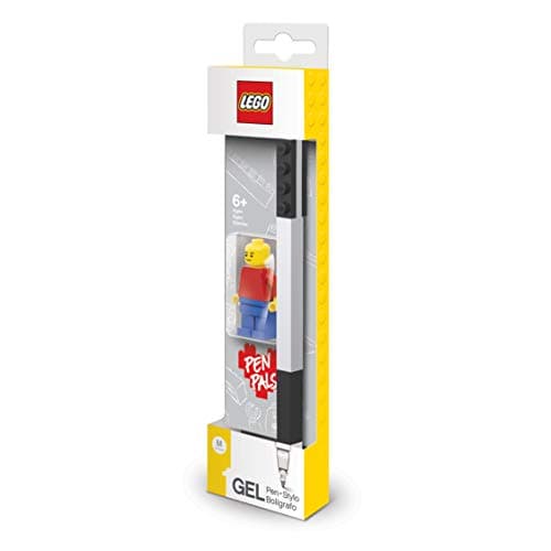 Image of LEGO Gel Pen - Black + Minifigure