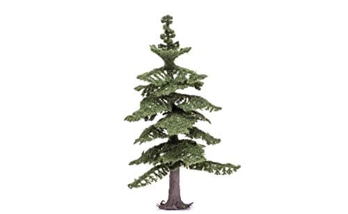 Image of Hornby R7225 Medium Nordic Fir Tree for Model Railway OO Gauge, Model Train Accessories for Adding Scenery, Dioramas, Woodland, Buildings and More, Model Making Kits - 1:76 Scale Model Accessory