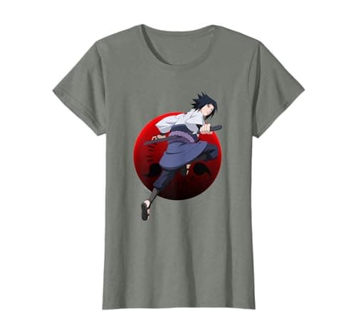 Image of Naruto Shippuden Sasuke with Sharingan Anime T-Shirt