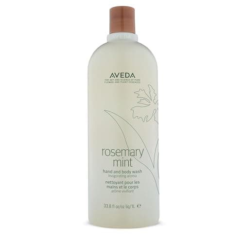 Image of Aveda Rosemary Mint Hand & Body Wash | Liquid Hand Soap and Body Wash | with Invigorating Aroma of Certified Organic Peppermint & Rosemary, 1000ml