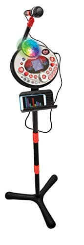 Image of VTech - Kidi SuperStar LightShow Black - Karaoke Microphone - Karaoke Child - Voice Recording - Concert Mode
