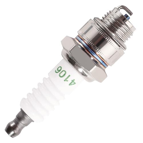 Image of VooGenzek 1 PC Spark Plugs 4106, Lawnmower SparkPlug, 2 Stroke Spark Plug, 4106 Spark Plug Replacement, for 3WF-20 3WF-3/2.6, B2LM BR2LM B6S