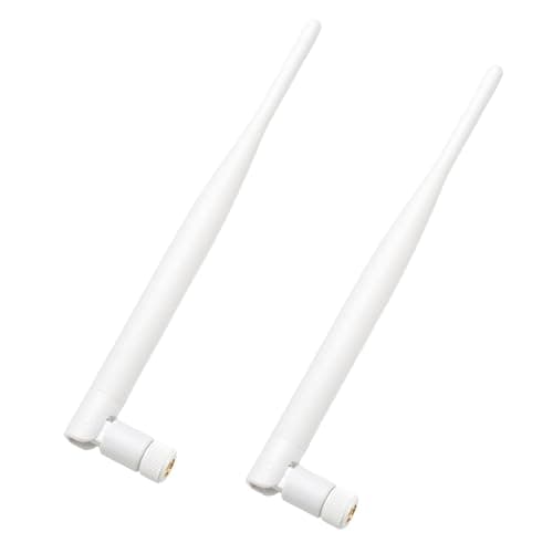Image of 2-Pack External WiFi Antenna Dual Band 2.4GHz 5GHz 5.8GHz 6dBi SMA Male Aerial Replacement Router Range Extender Gateway Wireless Mini PCI Express PCIE Network Card USB Adapter