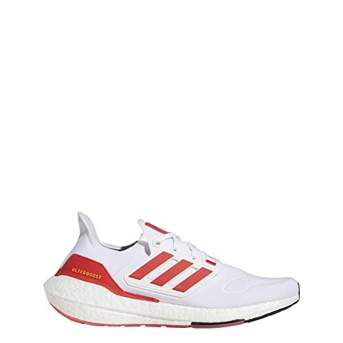 Image of adidas Ultraboost 22 Shoes Men's, White, Size 10.5 (LTI71)