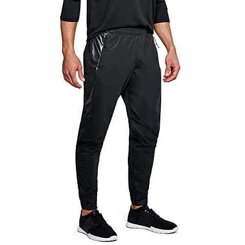 Image of Under Armour Men Unstoppable Swacket Pant - Black Full Heather, Small