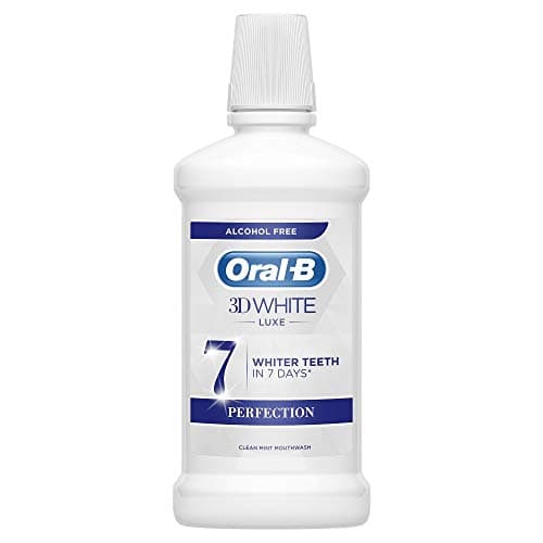 Image of Oral-B 3D White Luxe Perfection Mouthwash, Clean Mint Flavour, 500 ml