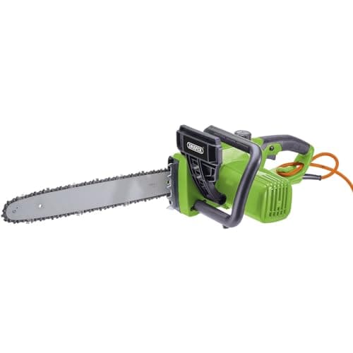 Image of Draper 2200W Electric Chainsaw 230V | 10m Power Cable | 400mm/16 Oregon Bar® | Quick-Change Chain | Automatic Chain Lubrification | Pruning Gardening Tool | Powerful Tree Cutter | 70280