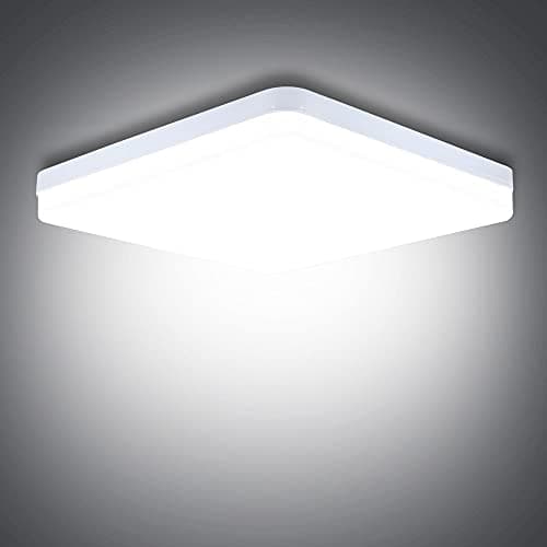 Image of SUNZOS LED Ceiling Light, 36W Daylight White 6500K, 3240LM Bright Indoor Ceiling Lights for Bedroom, Kitchen, Hallway, Outside Porch and More
