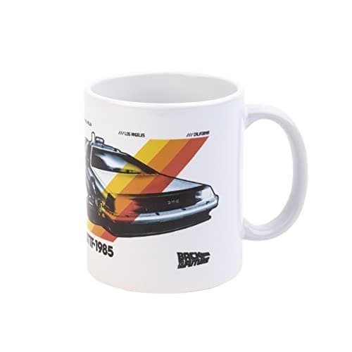 Image of Grupo Erik Ceramic Mug - Back to the Future Merchandise | 11.8 oz - 350 ml Coffee Mug Tea, Cool Mugs and Cups | Back to the Future Gifts Under 10 Pounds