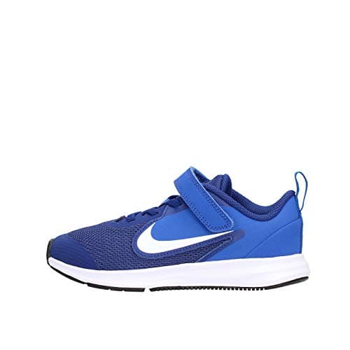 Image of Nike Downshifter 9 (psv), Unisex Kid's Training Shoes, Blue (Deep Royal Blue/White-Game Royal-Black 400), 10 Child UK (27.5 EU)