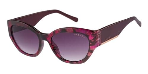 Image of RADLEY RDS-6531 Women's Sunglasses 161 Gloss Purple Tortoise With Bronze