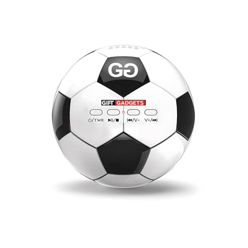 Image of Gift Gadgets Touchline Pro Football Bluetooth Mini Wireless Speaker, Type-C Charging, 6W Output, Portable Speaker for Sports Fans, Ideal For Football Fans Boys & Girls TWR