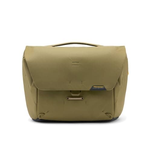 Image of Peak Design Everyday Messenger V3 13L, Kelp, Weatherproof Camera and Work Bag with Laptop Sleeve, Expandable, MagLatch Closure, FlexFold Dividers, Fits 13" Laptop, Messenger Bag for Men and Women