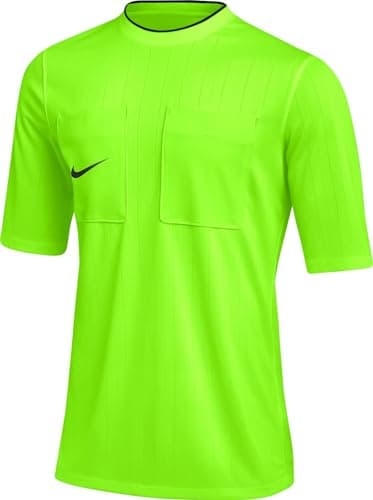 Image of NIKE DH8024-702 M NK DF REF II JSY SS 22 T-Shirt Men's Volt/Black Size M