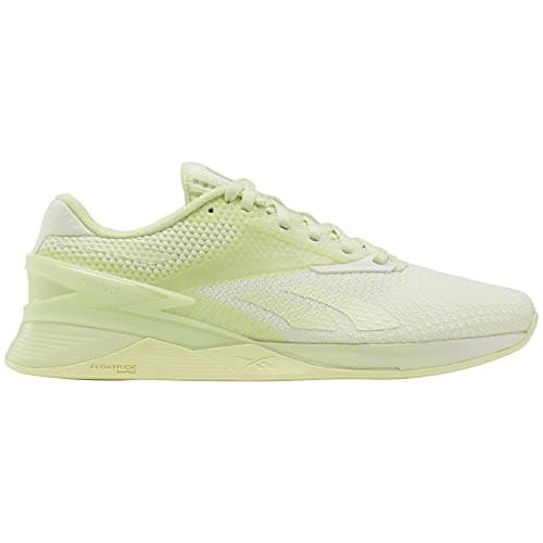 Image of Reebok Womens Nano X3 Mesh Lifestyle Casual and Fashion Sneakers, Citrus Glow/Chalk, 6