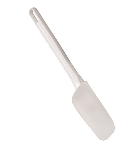 Image of KitchenCraft Flexible Rubber Spatula Spoon, White, 24.5cm