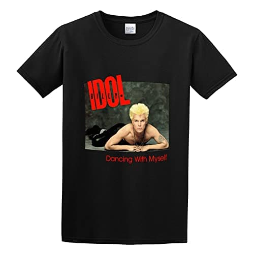 Image of Men's T-Shirts Billy Idol Dancing with Myself Black 3XL