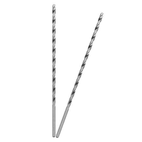 Image of 5MM Drill Bit 200MM Long Twist Drill Bits High Carbon Steel Spiral Wood Drill Bits drill Accessories for Dowel Drilling Wood,Plastic and Aluminum,2PCS(Silver)