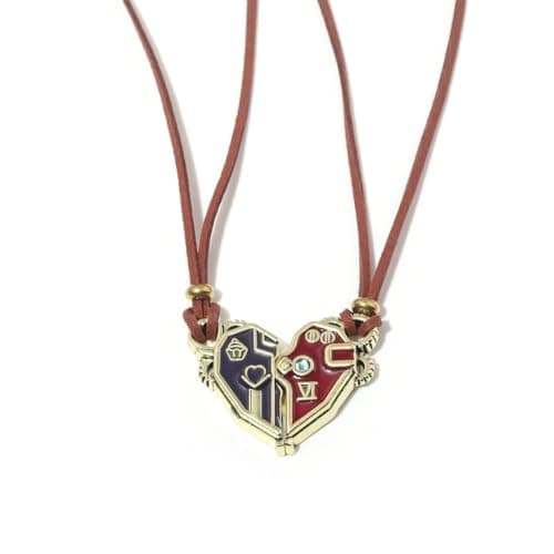 Image of XUANHEY Necklace Arcane Cosplay Necklace Vi/Caitlyn Pendant Comic Con Fans Collection Halloween Costume Accessories Pendant Party Necklaces Gift for Men and Women