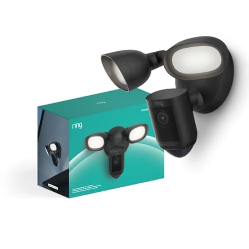 Image of Ring Floodlight Cam Wired Pro | Outdoor Security Camera 2K Video with Ring Vision, 3D Motion Detection, Bird's Eye View, Siren, alternative to CCTV system | 30-day free trial of Ring Subscription