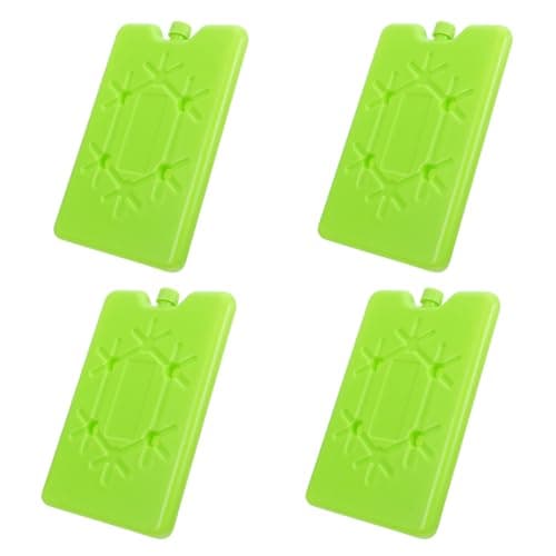 Image of Happyyami 4pcs Reusable Ice Packs 200ml Food Ice Pack for Cooler and Medicine Nontoxic Pe Material for Beach Fishing Travel and Outdoor Use