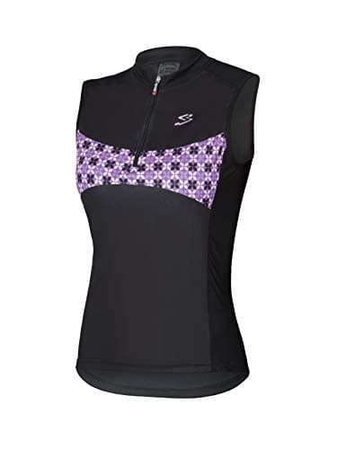 Image of Spiuk Women's S/M Race Jersey Black/Purple T. M, Size M
