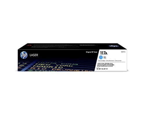 Image of HP W2071A 117A Original Laser Toner Cartridge, Cyan, Single Pack