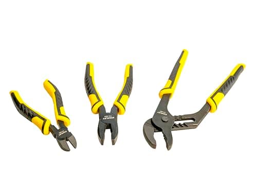 Image of Stanley 3 Piece DynaGrip Plier Set - XMS22PLIER3