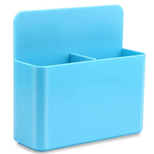 Image of Levomat Magnetic Pen Holder Magnetic Marker Holder Whiteboard Pen Holder Organizer with Strong Anisotropic Magnet Pad for Whiteboard, Fridge, Refrigerator, Locker, Office, Home, School (Mblue)