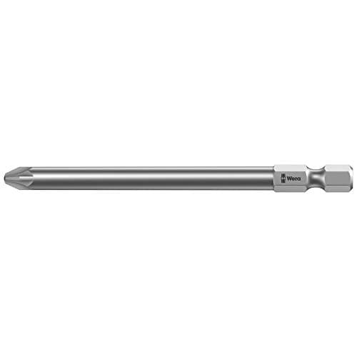 Image of Wera 05060029001 1 x 89 mm Z 855/4 PZ Bits for Pozidriv Screws - Silver