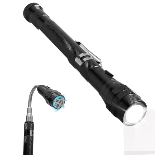 Image of Telescopic Magnetic Pickup Tool with 3 Bright LED Light Torch Technology Gadgets Multi Function Rotatable for Him Dad Men Brother Husband Valentines Birthday Fathers Day Christmas Stocking Fillers