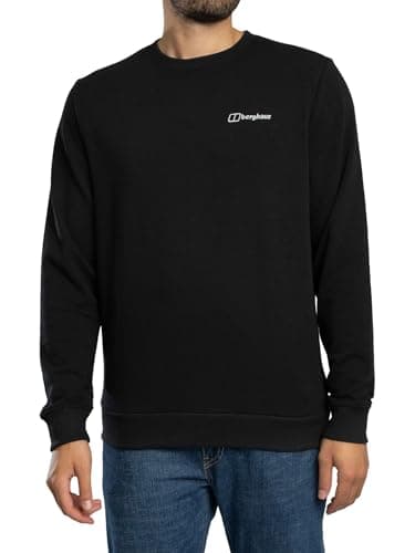 Image of Berghaus Men's Logo Crew Sweatshirt, Black, M