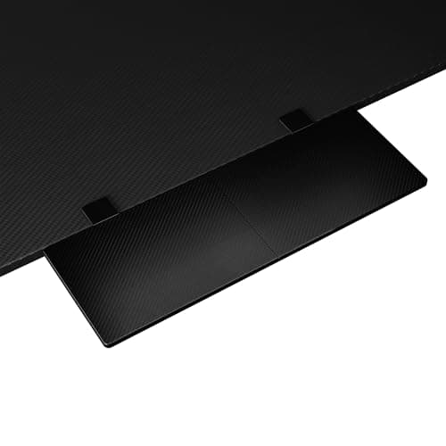 Image of BONTEC Ergonomics Desk Extender Tray, 691 x 241mm Table Mount Desk Extender Shelf, 90° Foldable Table Extender, Clamp on Arm Rest for Desk, Suitable for Office Home Use,