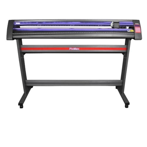 Image of 1350mm Vinyl Cutter PixMax with LED Light Guide, Vinyl Cutting Plotter Machine, Built-in Optical Eye Laser Guide Sign Sticker Label Biro pen component 3 Rollers included & Aluminum Stand