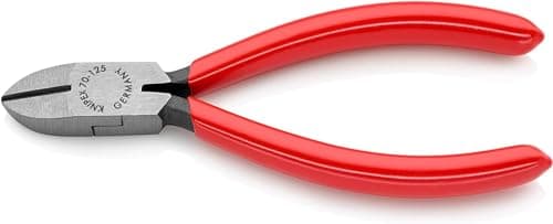 Image of KNIPEX Diagonal Cutter with Plastic Coating 125 mm, 70 01 125