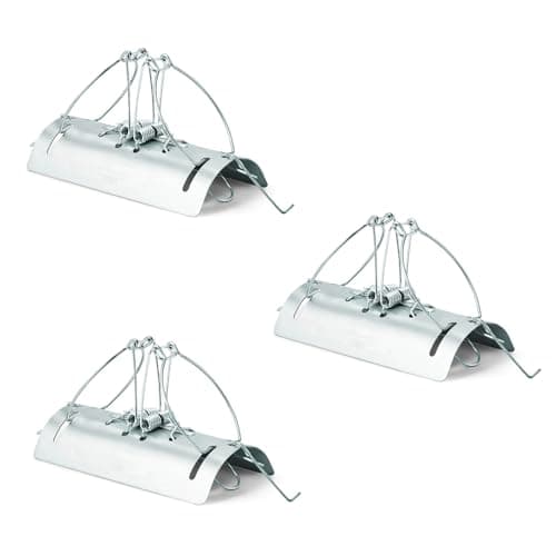 Image of Pest-Stop Tunnel Mole Trap – Deter Moles – Capture Moles – Strong Mechanism – Durable – Rust Resistant – Reusable – Pack of 3