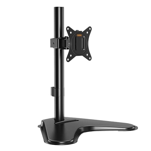 Image of VonHaus Single Monitor Stand for 13-32" Screens, Monitor Desk Mount, Height Adjustable, Easy Assemble Stand with Full Tilt, Rotation & Swivel, VESA: 75x75 & 100x100mm