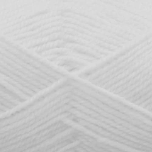Image of King Cole Big Value DK Knitting Yarn 50g Double Knit Acrylic Wool White 4020