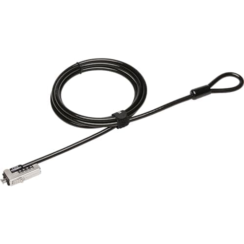 Image of Kensington Slim Combination Ultra Cable Lock for Standard Slot,Extra Thick Premium Lockhead High Security Protection,1.8m Strong Carbon Steel,Pivoting Anti Theft Tether for Laptops & Device (K606268)