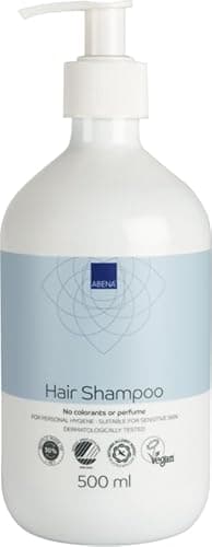 Image of ABENA Shampoo For Hair Care | 500ml Mild & Nourishing Simple Shampoo Formula | Free Fragrance & Colourant Free, Suitable For All Hair Types, Including Curly, Coloured, Hard Water, Oily Hair And More