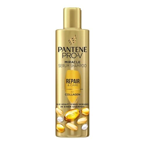 Image of Pantene Pro-V Miracle Serum Shampoo Repair & Care with Collagen, the Power of a Serum in a Shampoo, 225 ml